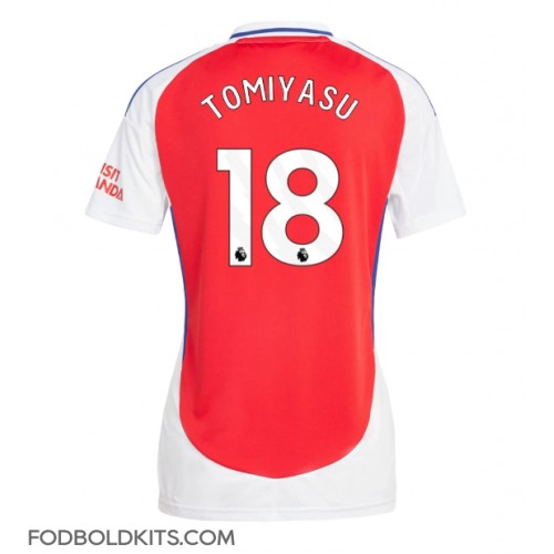 Arsenal Takehiro Tomiyasu #18 Hjemmebanetrøje Dame 2024-25 Kortærmet